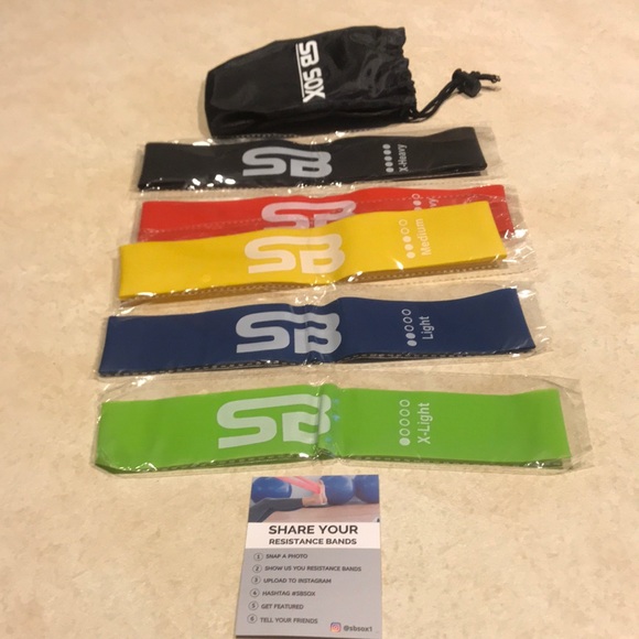 SB SOX 5-Levels Resistance Bands Set - Picture 2 of 12